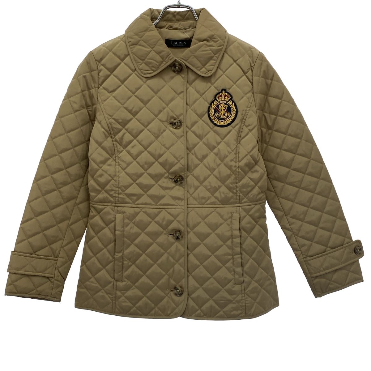 LAUREN BY RALPH ローレンバイ ラルフ ローレン キルティングジャケット ベージュ XS