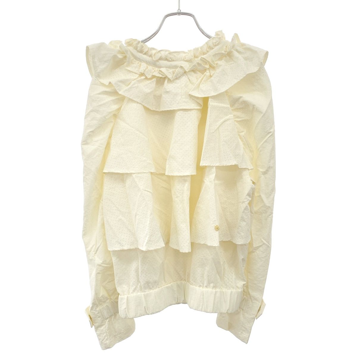Muveil フリルナイロンジャケット MA241FJK001 MUVEIL ミュベール Frilled Nylon Jacket フリルナイロンジャケット