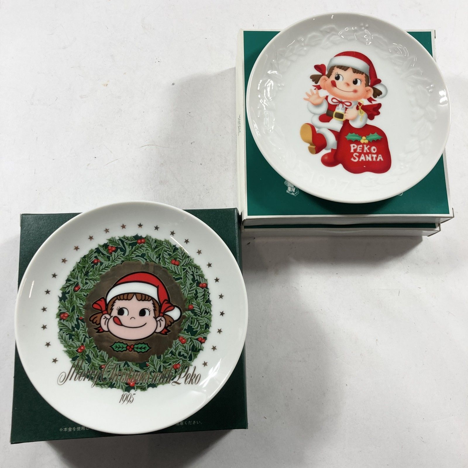 ☆ 不二家 FUJIYA ペコちゃん 皿 イヤープレート 箱入 計30点 まとめ