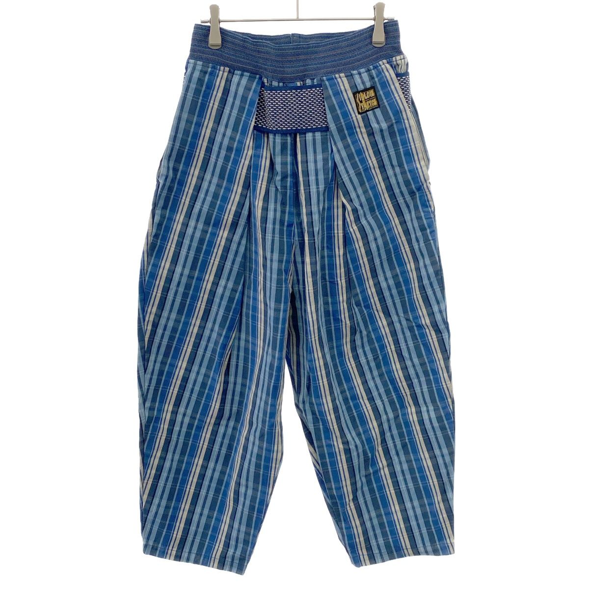 KAPITAL キャピタル IDG OXチェック シモキタ7分丈パンツ K1803LP032