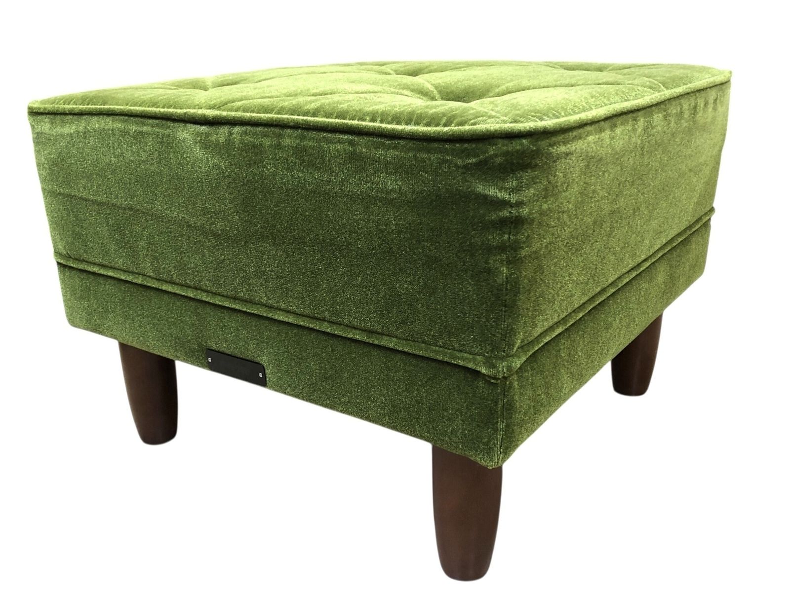 □◎美品 カリモク オットマン X36206QDK グリーン 本体のみ 幅45cm