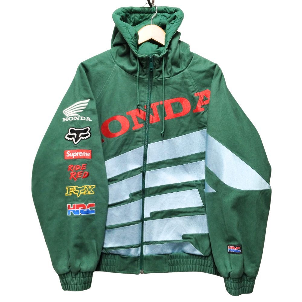 SUPREME シュプリーム × Honda Fox Racing Puffy Zip Up Work Jacket