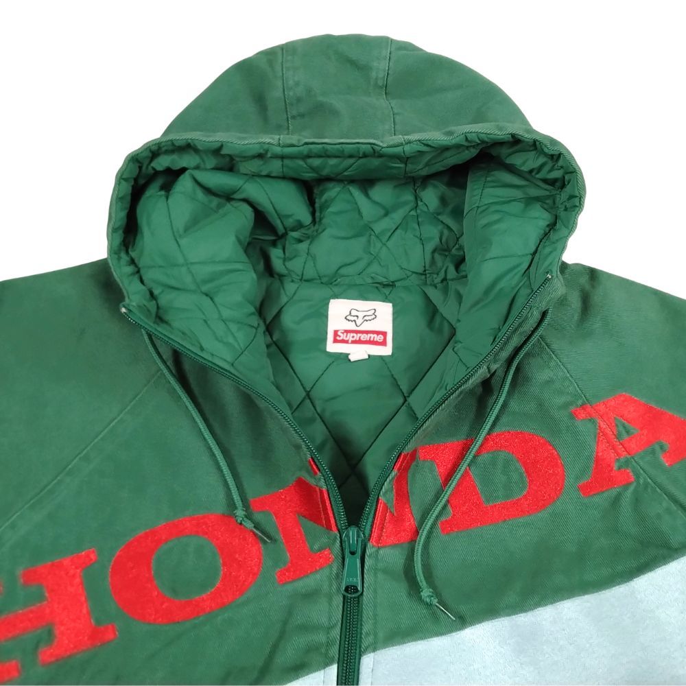 SUPREME シュプリーム × Honda Fox Racing Puffy Zip Up Work Jacket