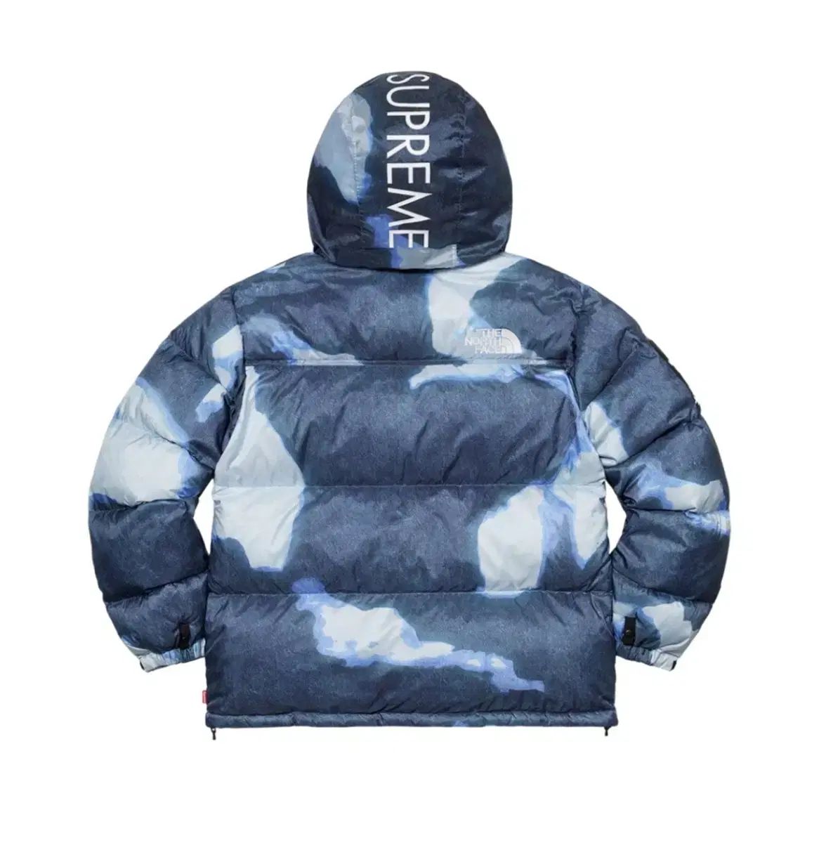 Supreme x THE NORTH FACE ザノースフェイス ブリーチド デニム ダウン