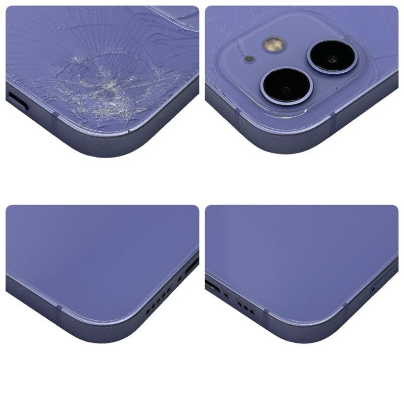 SIMフリー Apple iPhone 12 64GB MJNH3J/A au ○判定 パープル