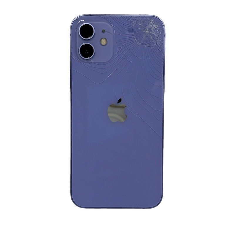 SIMフリー Apple iPhone 12 64GB MJNH3J/A au ○判定 パープル