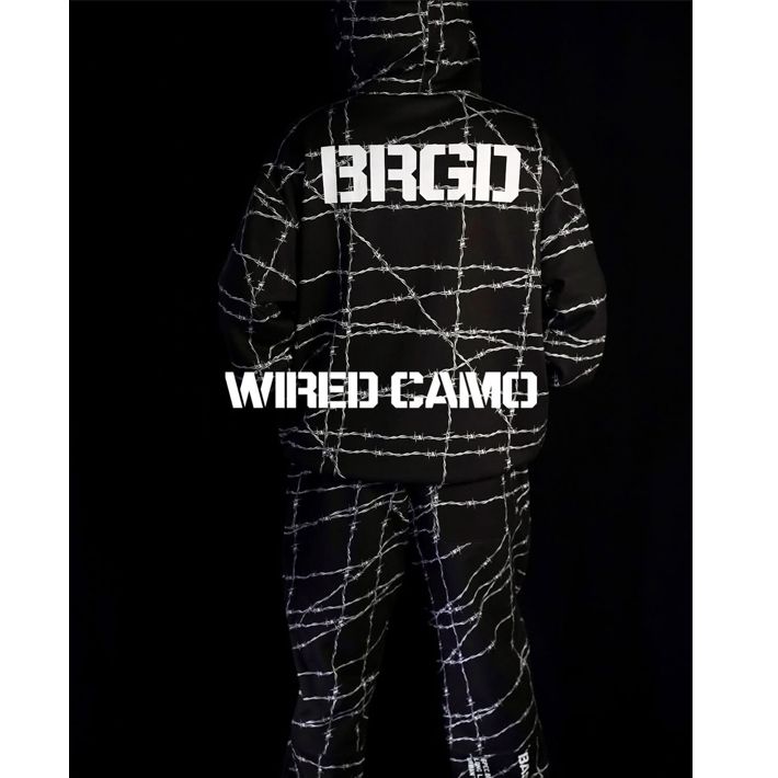 スウェットパンツ BASS BRIGADE バスブリゲード WIRED CAMO SWEAT