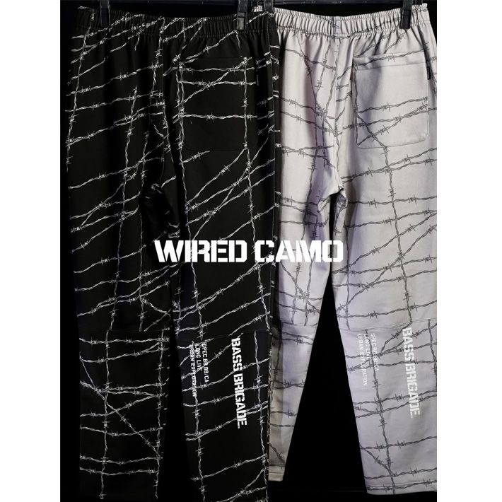 スウェットパンツ BASS BRIGADE バスブリゲード WIRED CAMO SWEAT