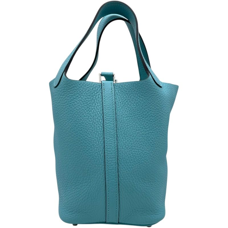 エルメス HERMES ピコタンロックPM A刻 ブルーアトール SV金具