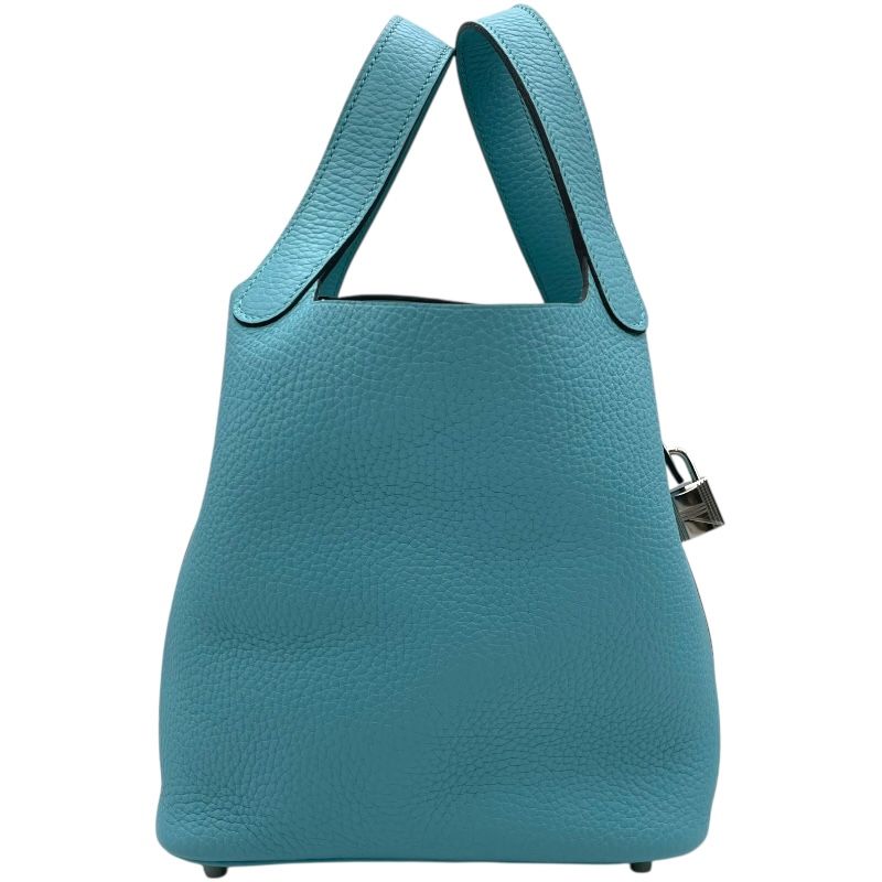 エルメス HERMES ピコタンロックPM A刻 ブルーアトール SV金具