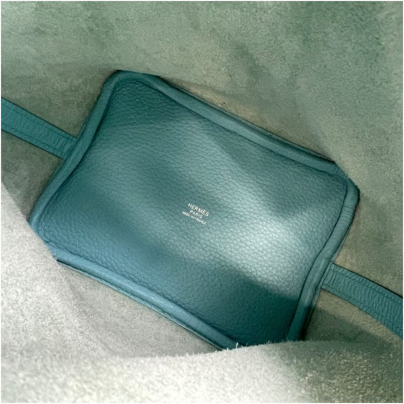 エルメス HERMES ピコタンロックPM A刻 ブルーアトール SV金具