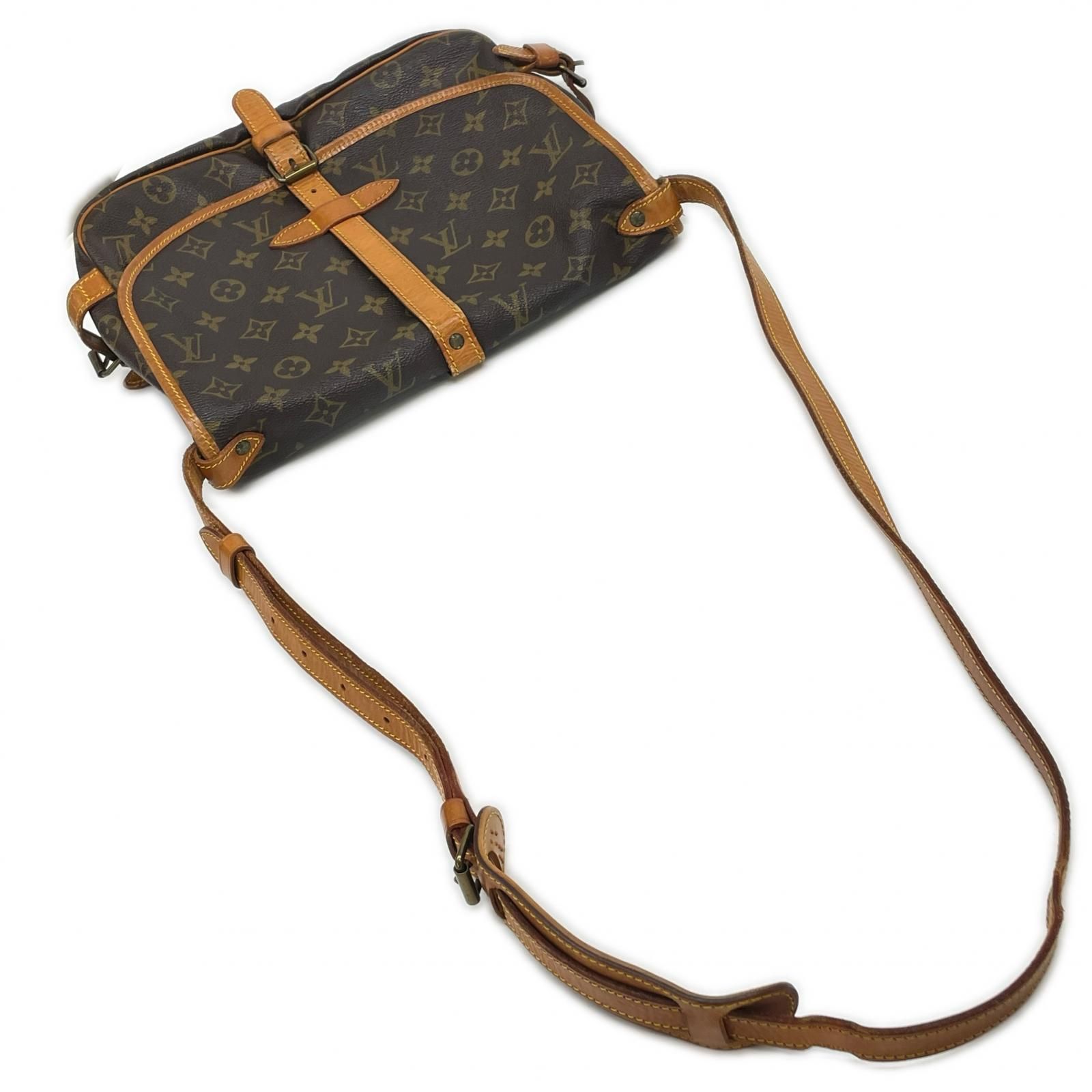 LOUIS VUITTON ルイ・ヴィトン ソミュール ブラウン 30 M42256