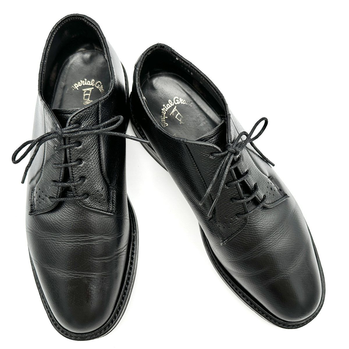 REGAL インペリアルグレード ドレスシューズ シボ革 プレーントゥ