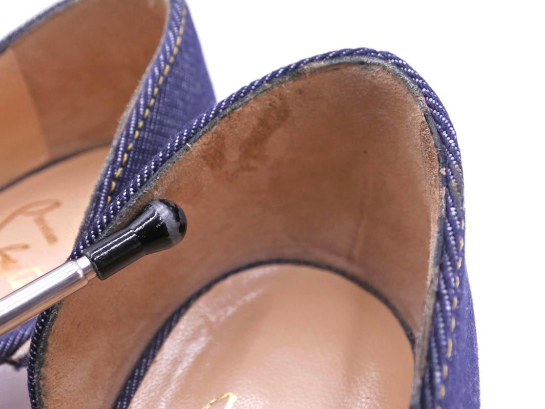 Christian Louboutin クリスチャンルブタン デニム ポインテッドトゥ