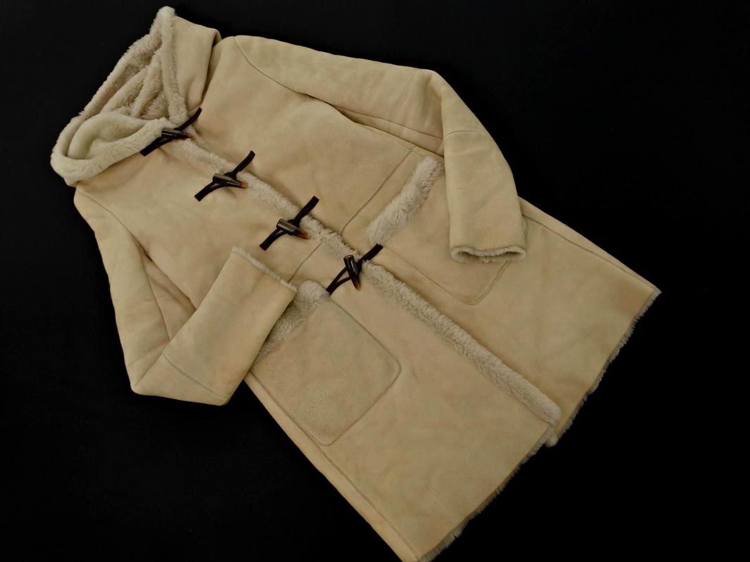 超美品　EMMETY エンメティ　リアルムートンダッフルコート　38 中古・古着通販】EMMETI (エンメティ) ムートンダッフルコート