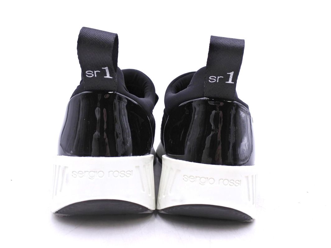 スニーカー レディース 黒 Sergio Rossi セルジオロッシ ビジュー Sergio Rossi(セルジオ ロッシ)｜sr1 ビジュースニーカー/ブラック の