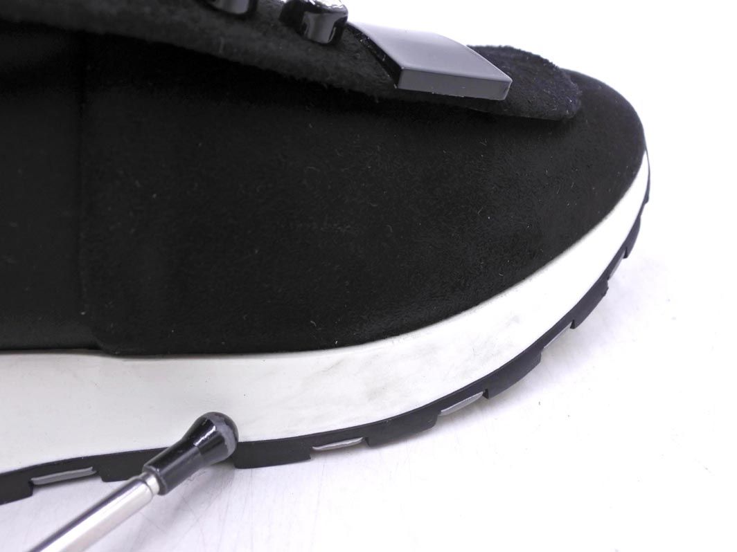 Sergio Rossi セルジオロッシ A80840 ビジュー スリッポン スニーカー