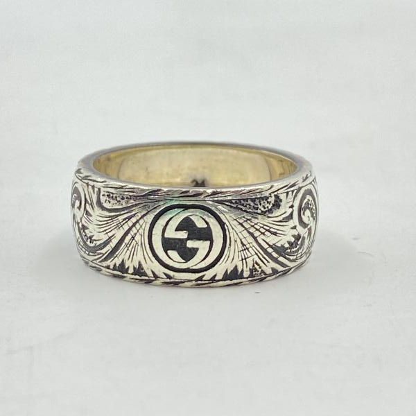 中古】GUCCI キャットヘッド シルバーリング 実寸23号 グッチ[24