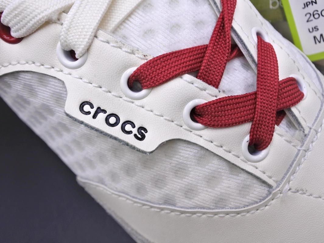 新品 crocs クロックス ゴルフ シューズ スニーカー size26cm/オフ