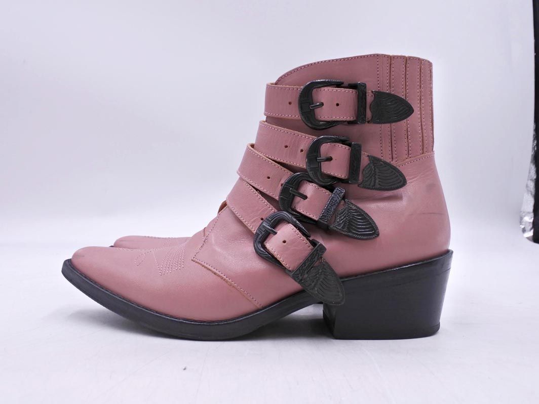 TOGA トーガ ウエスタン ブーツ size 37 23.5 cm ピンク レディース
