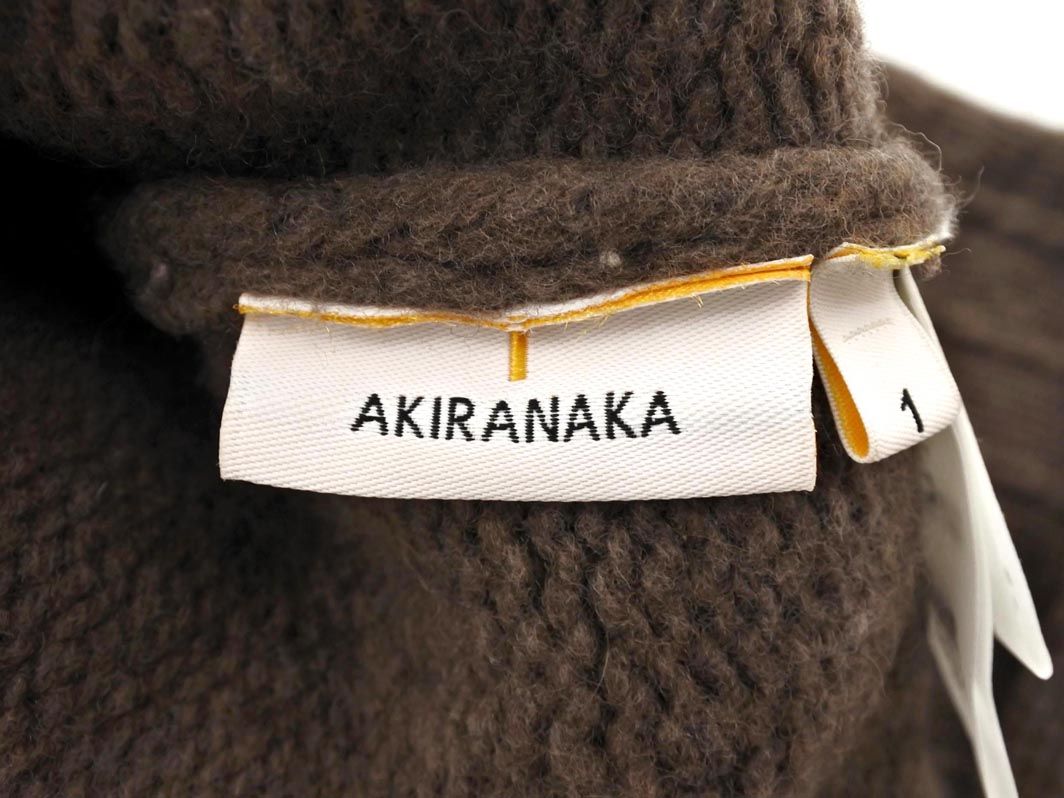 AKIRANAKA アキラナカ ウール100% ボリュームスリーブ ニット セーター