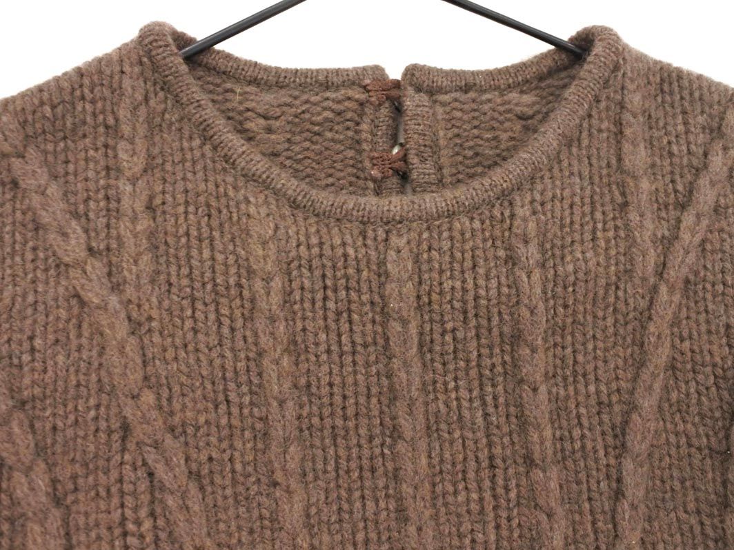 AKIRANAKA アキラナカ ウール100% ボリュームスリーブ ニット セーター