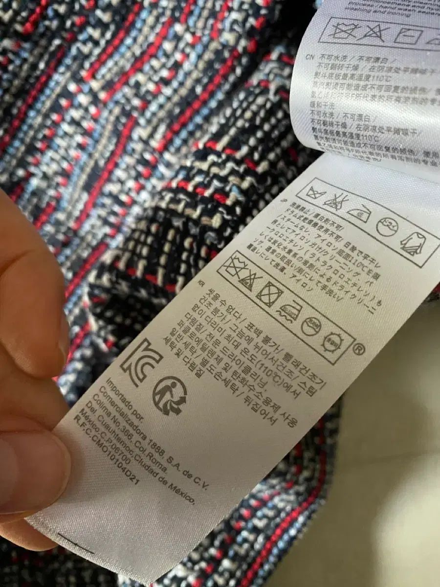 ツイードワンピース