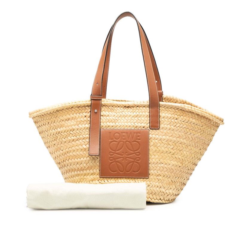 ロエベ アナグラム バスケット ラージ かごバッグ トートバッグ