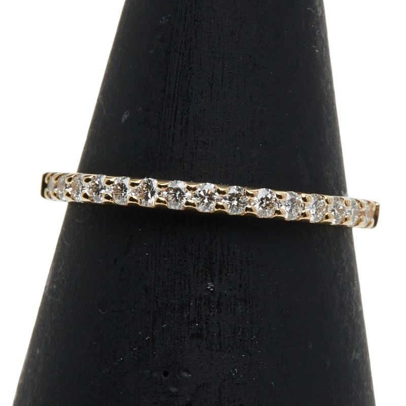 ハーフエタニティ K 18 YG イエローゴールド レディース 1-0243979