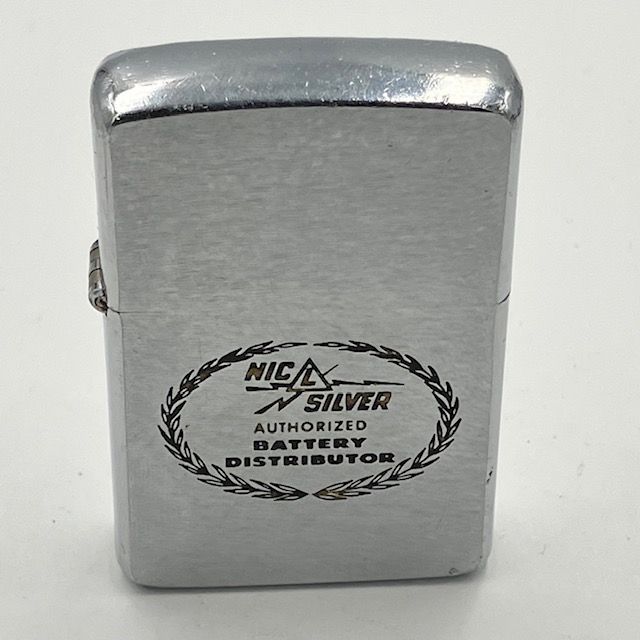ZIPPO ジッポー ビンテージ 1963年 NIC SILVER ｜正規代理店 広告刻印