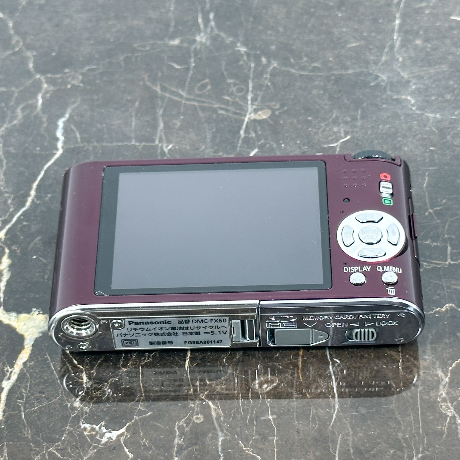 Panasonic LUMIX DMC-FX60 バイオレット パープル パナソニック