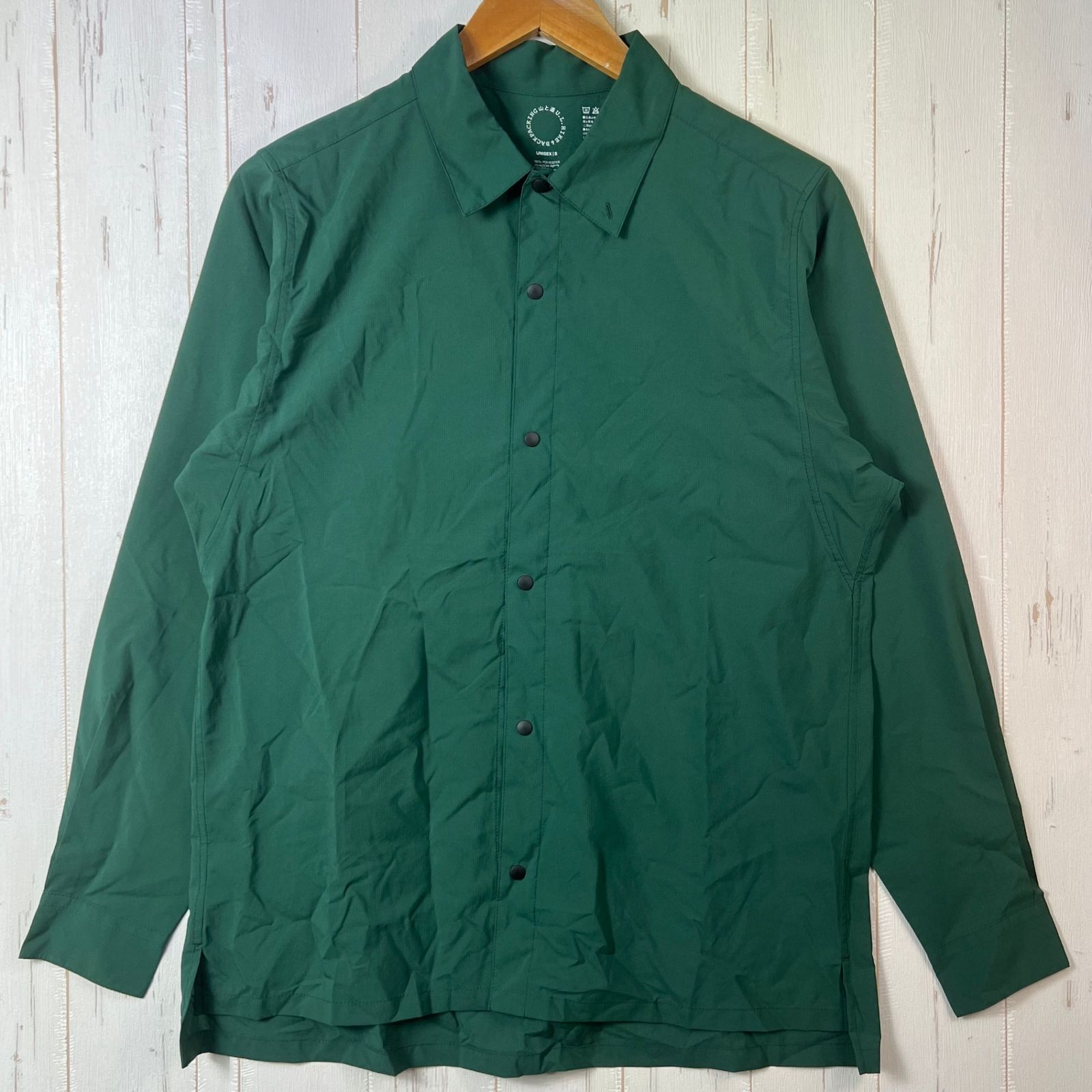 Unisex S グリーン系 Yamatomichi 山と道 ユーエル シャツ U.L. Shirt Duck Green ポリエステル ウェア トップス インナー ロングスリーブシャツ 化繊 z