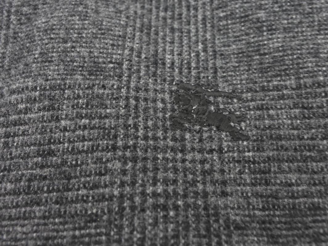 BURBERRY バーバリー ウール混 チェック ブルゾン ジャケット sizeM