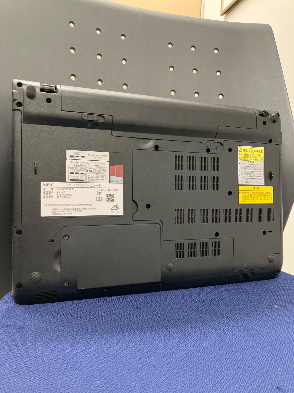 パソコン ジャンク ジャンク NEC PC-LS350SSB CORE i3 4000M 2400MHz ノートパソコン