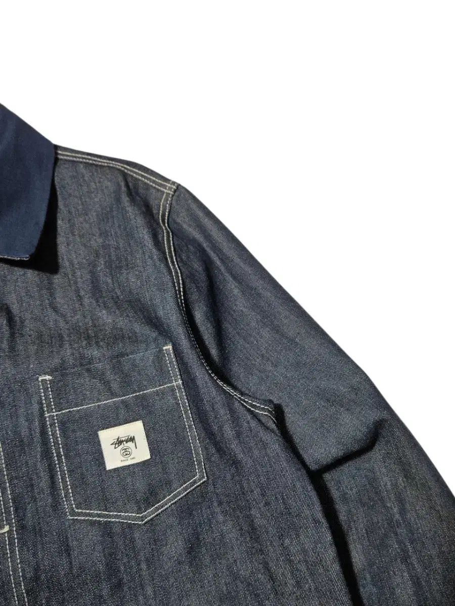 トップ STUSSY デニム チョアジャケット ヴィンテージ L 楽天市場