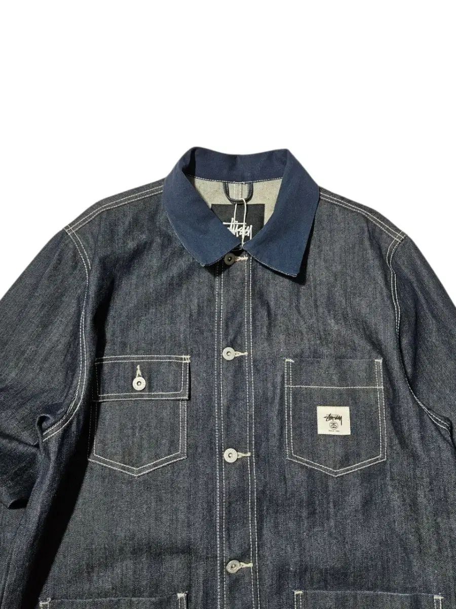 トップ STUSSY デニム チョアジャケット ヴィンテージ L 楽天市場