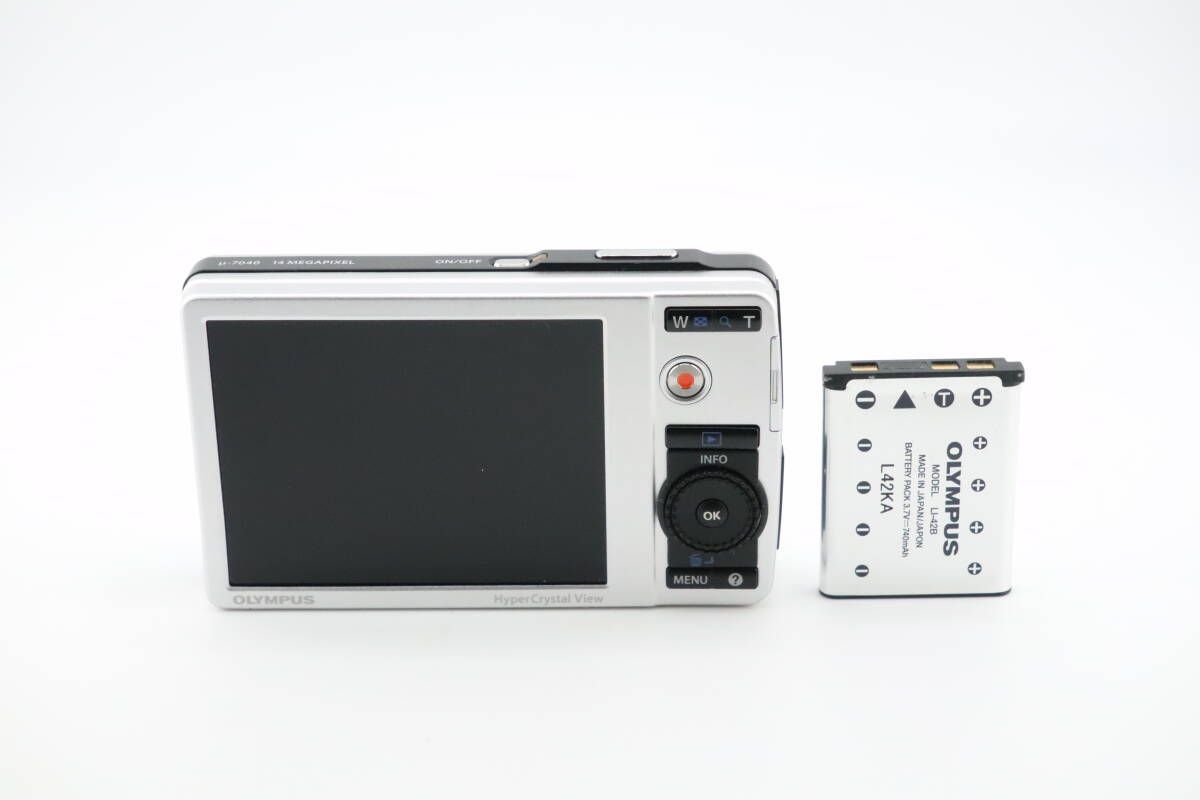 ☆良品☆オリンパス OLYMPUS μ-7040 ブルー☆ W1266＃4091 OLYMPUS
