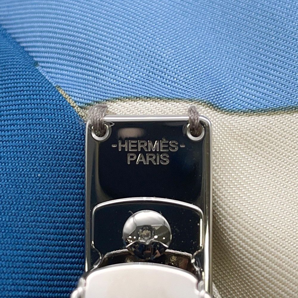 エルメス バレッタ グルネル エクスリブリス EX-LIBRIS シルク HERMES