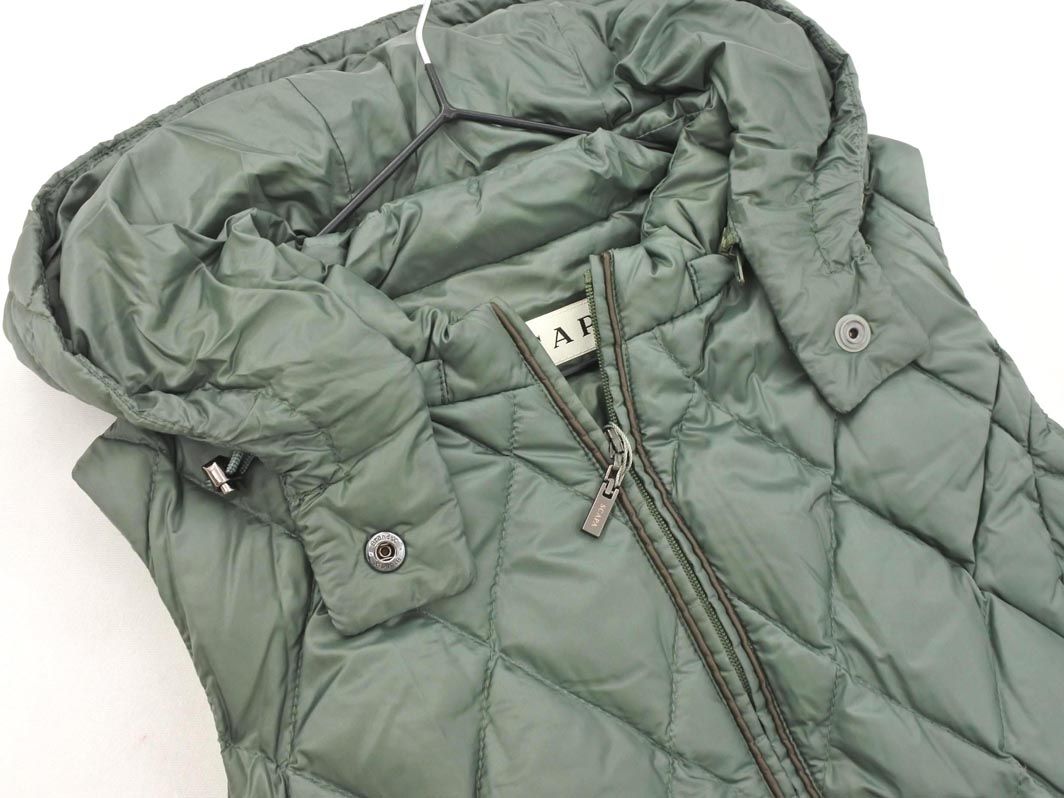 【新品未使用】SCAPA スキャパ ダウンコート ダウンベスト 2WAY 新品 SCAPA スキャパ 2WAY ドロスト フーディー ダウンベスト size38