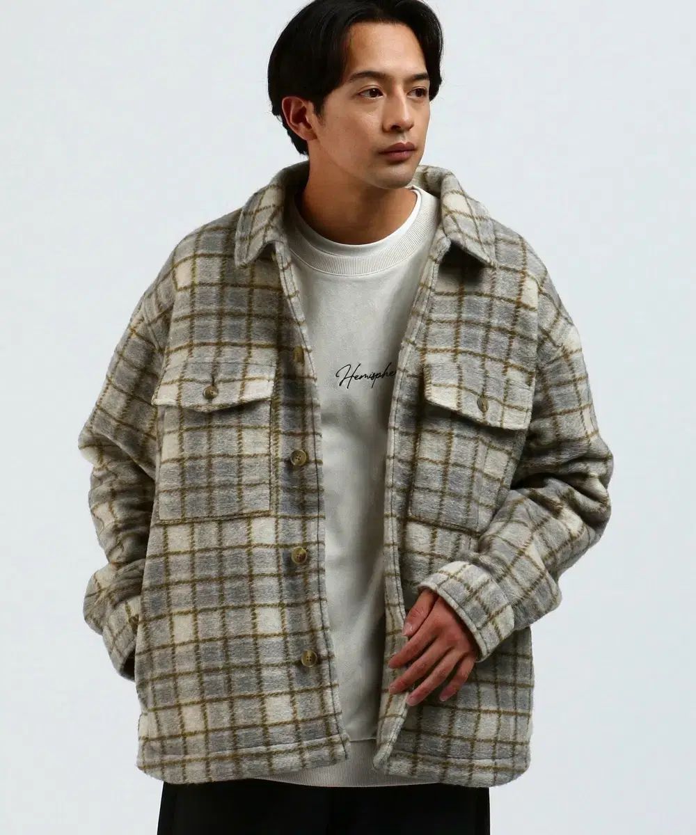 ビームスハート CPO ニットシャツジャケット