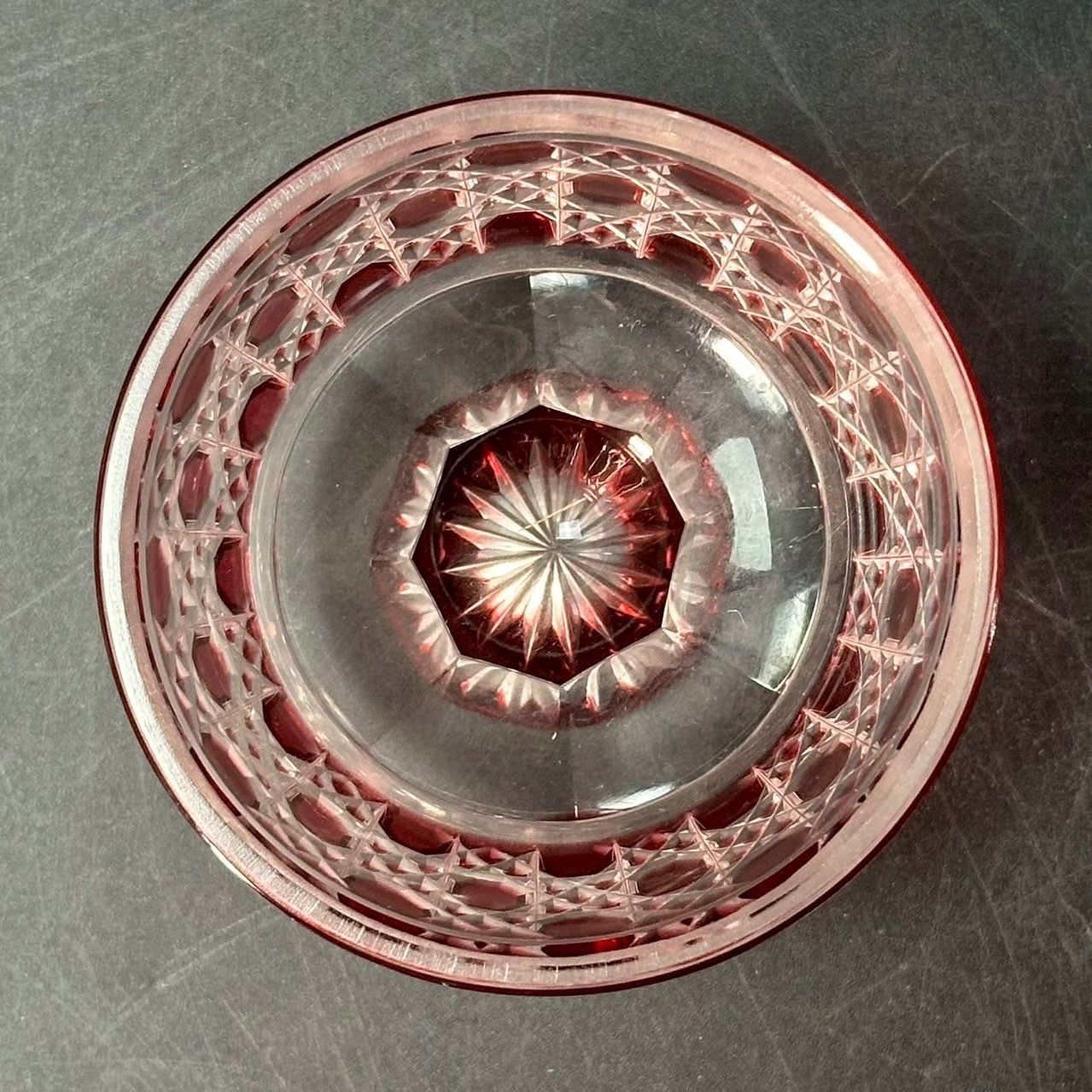  幽玄 薩摩切子 切子猪口 グラス おちょこ ぐい呑み 茶碗 茶道具