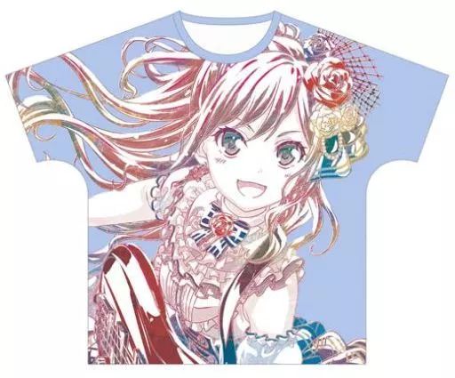 【】Tシャツ(キャラクター) 今井リサ Ani-Art フルグラフィックTシャツ vol.2 ブルー ユニセックスMサイズ 「BanG Dream! ガールズバンドパーティ!」