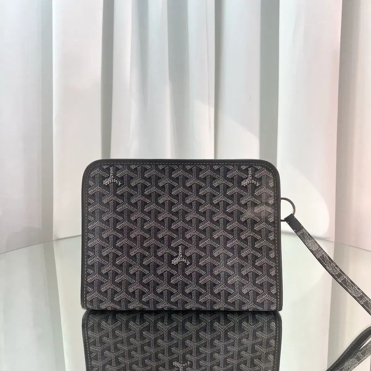 25 FW ゴヤール ジュールVens MM クラッチバッグ グレー