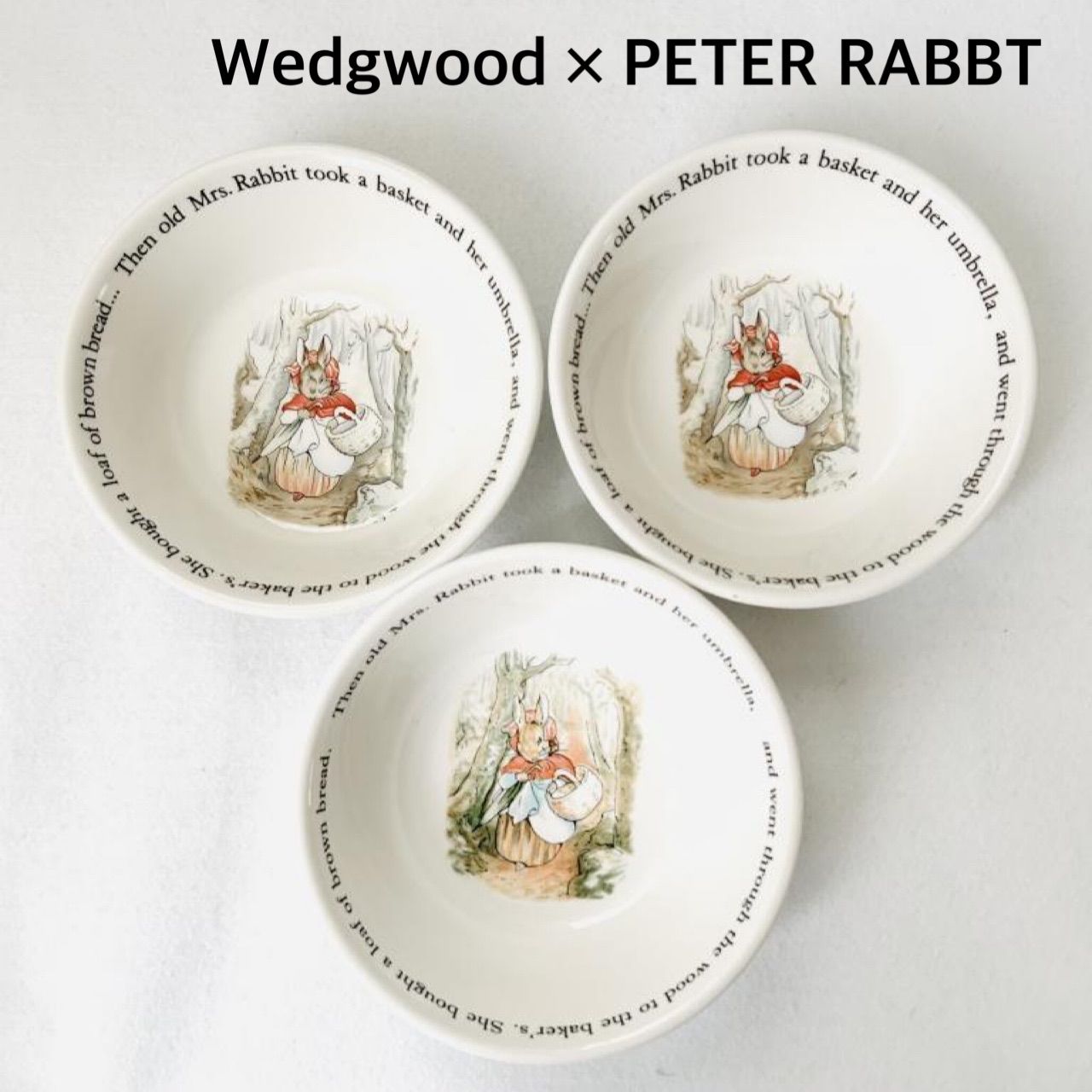 ☆Wedgwood × PETER RABBT ウェッジウッド × ピーターラビット ボウル