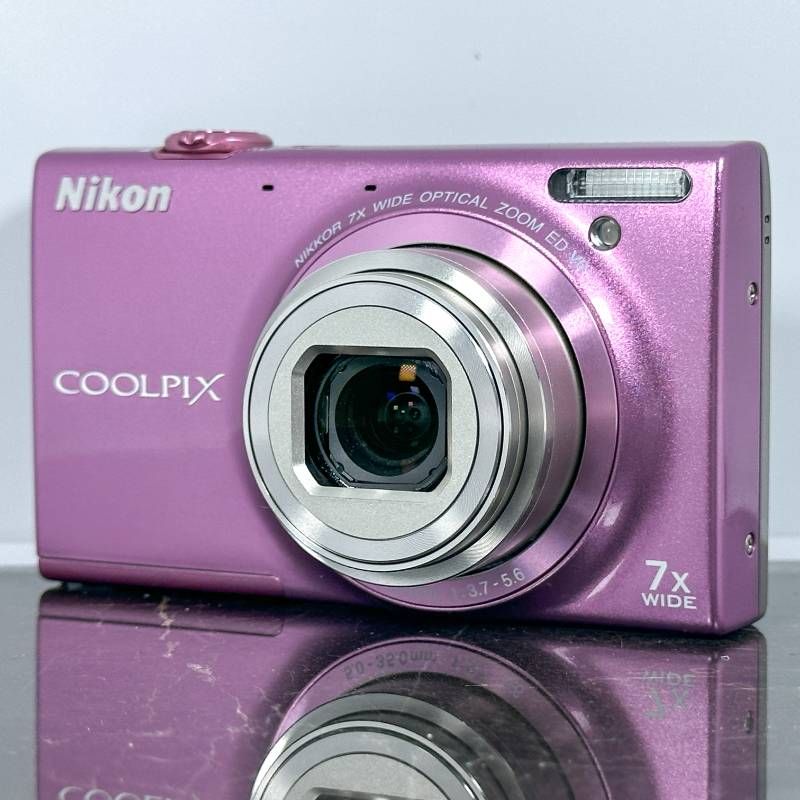 Nikon COOLPIX S 6100 ピンク 1600万画素 光学7倍ズーム タッチパネル 手ブレ補正 HD動画 コンパクトデジタルカメラ