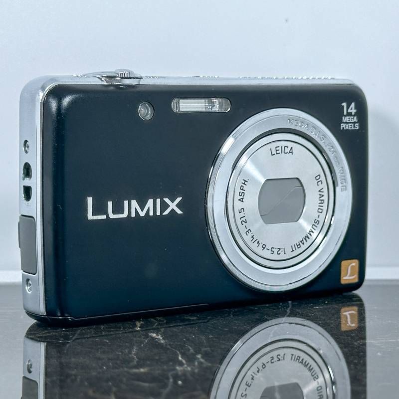 Panasonic LUMIX DMC-FH6 ブラック 1410万画素 24mm広角 LEICAレンズ