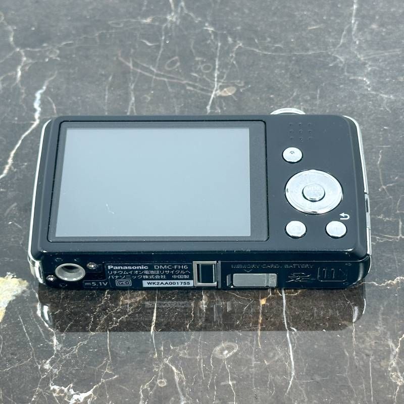 Panasonic LUMIX DMC-FH6 ブラック 1410万画素 24mm広角 LEICAレンズ