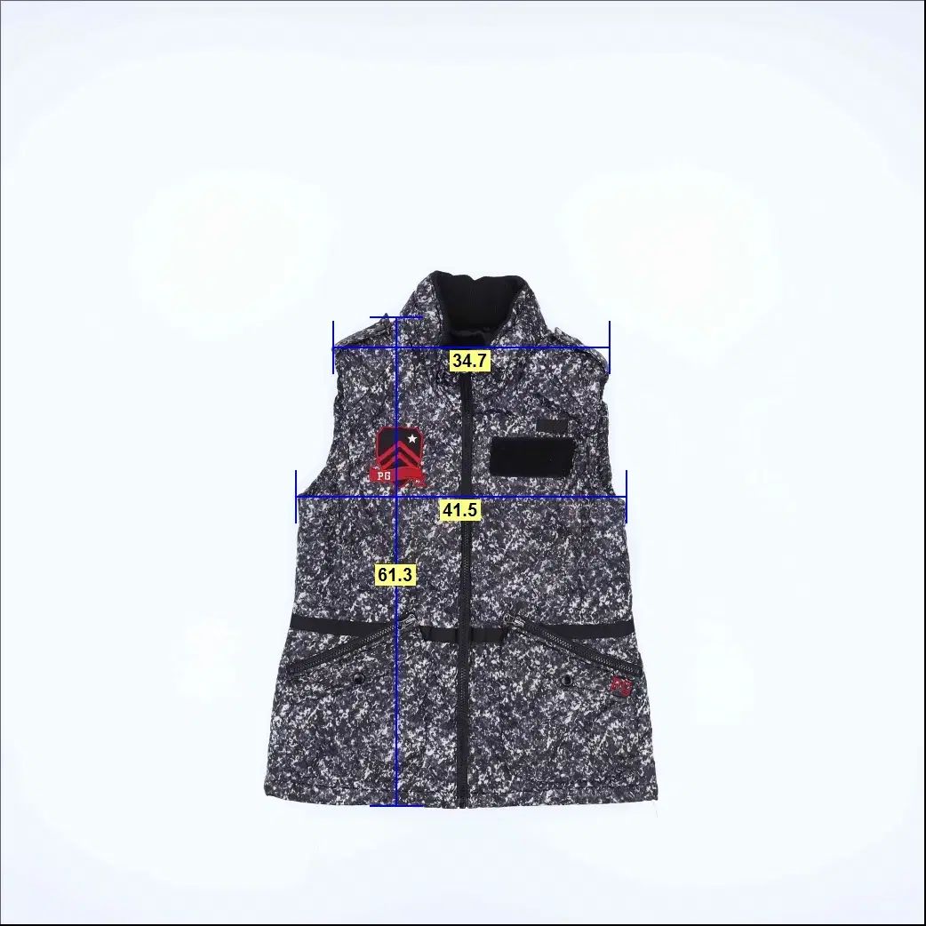 1 パーリーゲイツ ゴルフ レディース パータン ダウンベスト 1201HR2