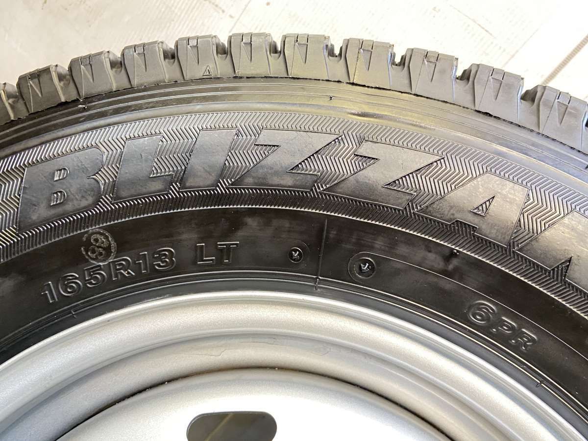165R13 6PR ブリヂストン ブリザック VL1 JECT E4 13x4.5 100-4穴 中古