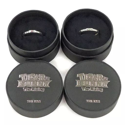 銀製品 指輪 キャラクター 虎徹モデル＆バーナビーモデル リングセット 組 11号 劇場版 TIGER＆BUNNY -The Rising-×THE KISS×バンダイ バンダイ